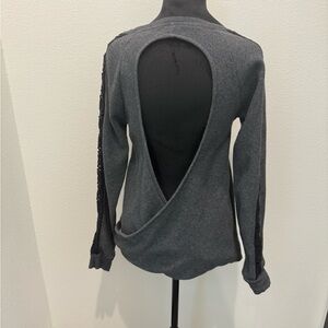 Gray Long Sleeve Sweater